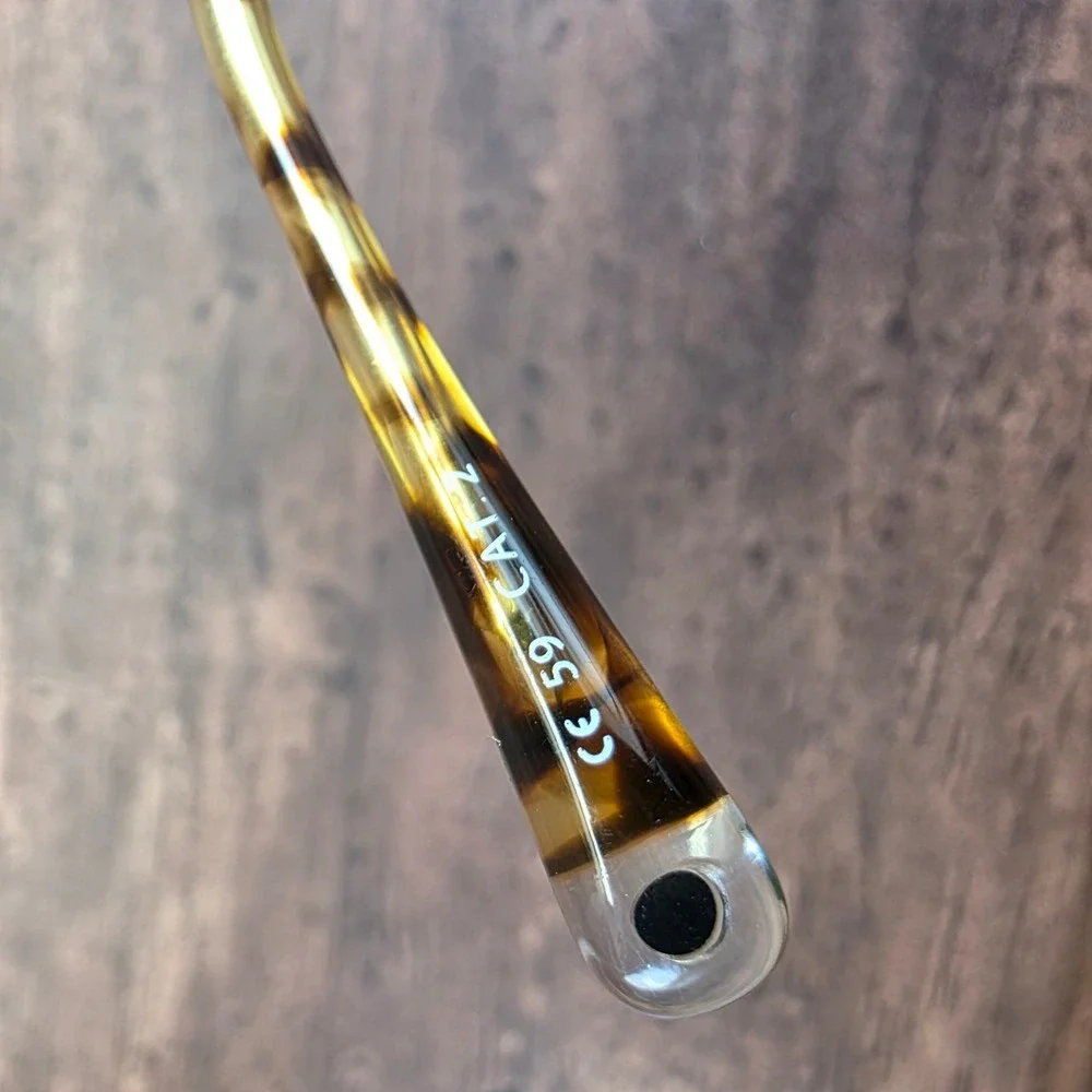 Paradigm 19-40 TO Round Tortoise Gold Metal Eyeglasses Frames 48-19-145 FRAMES